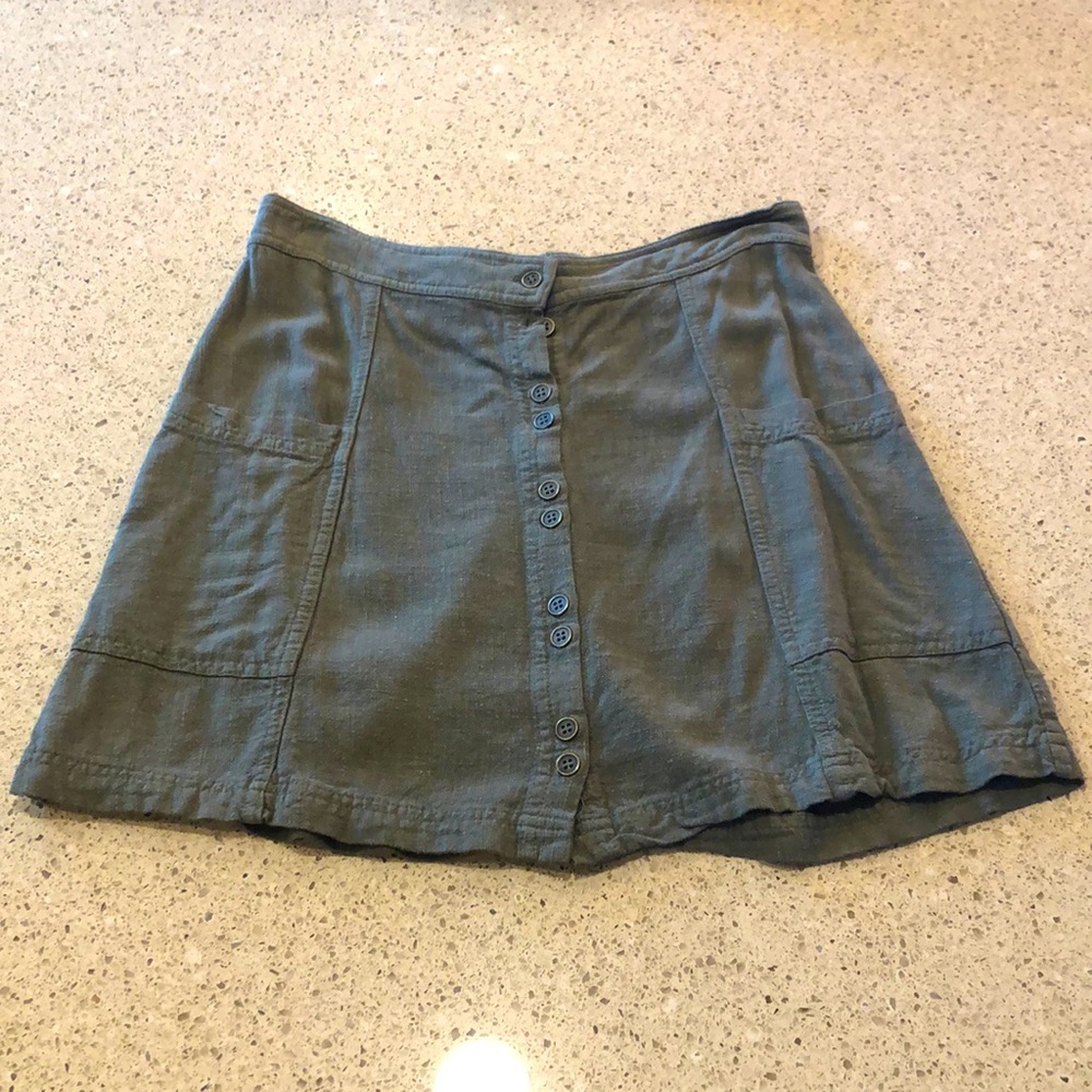 Universal Thread Women’s Linen Skirt - Army Green